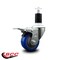 Service Caster 3'' Blue Poly Swivel 1-1/2'' Expanding Stem Caster Total Lock Brake SCC-EXTTL20S314-PPUB-BLUE-112 - alternate 3